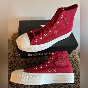 Converse CTAS Lift Hi Red Days Ahead Women’s 10